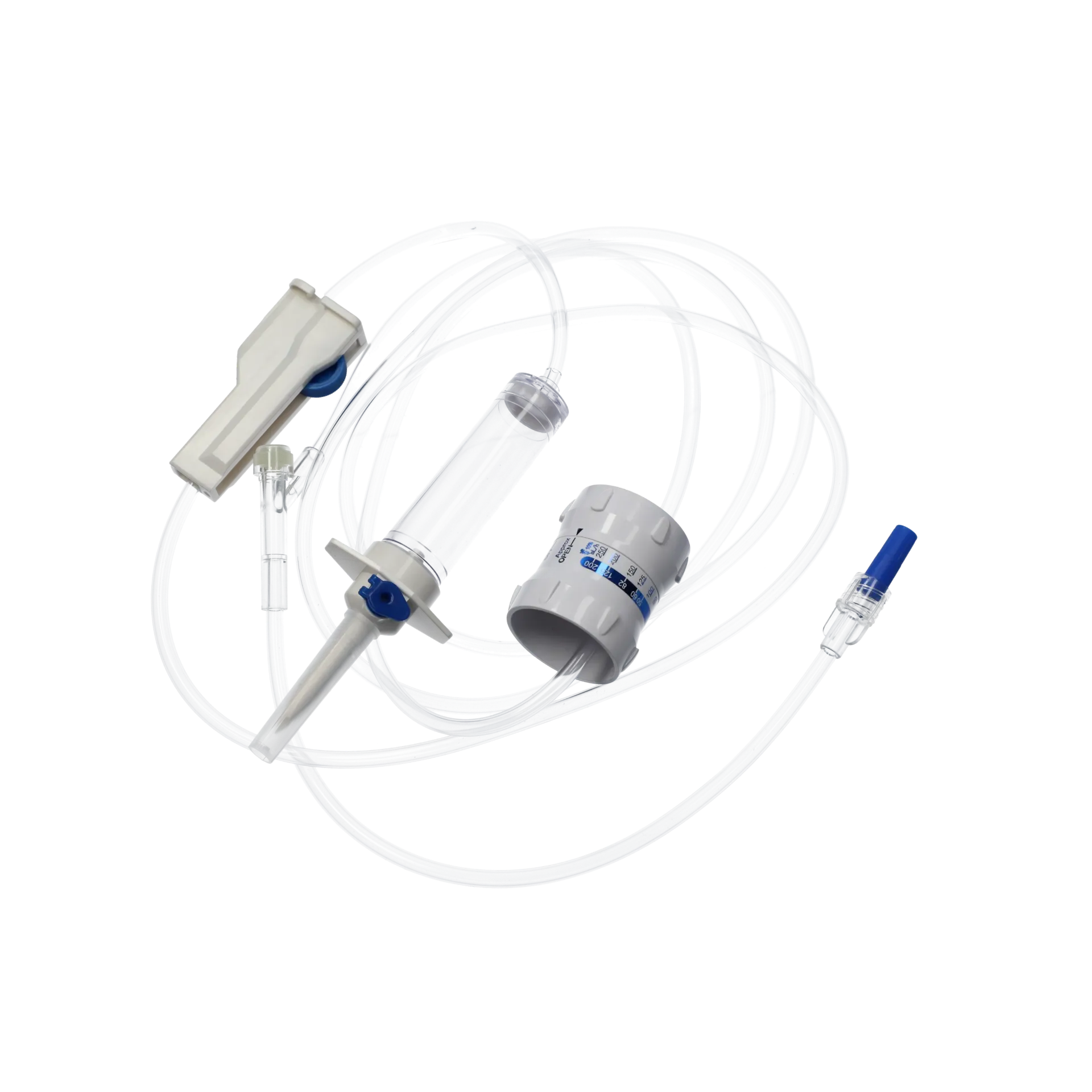 [IS-RP-BF] Set de perfusion avec régulateur de débit de précision 180 cm (boîte de 25)