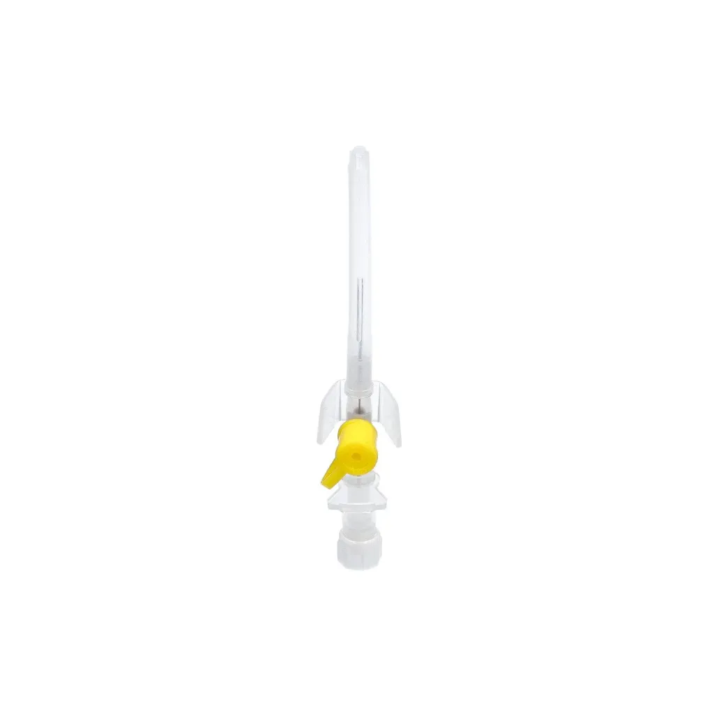 [KDF-07-19] Cathéter intraveineux 24G jaune - 0,7 x 19 mm (boîte de 100)