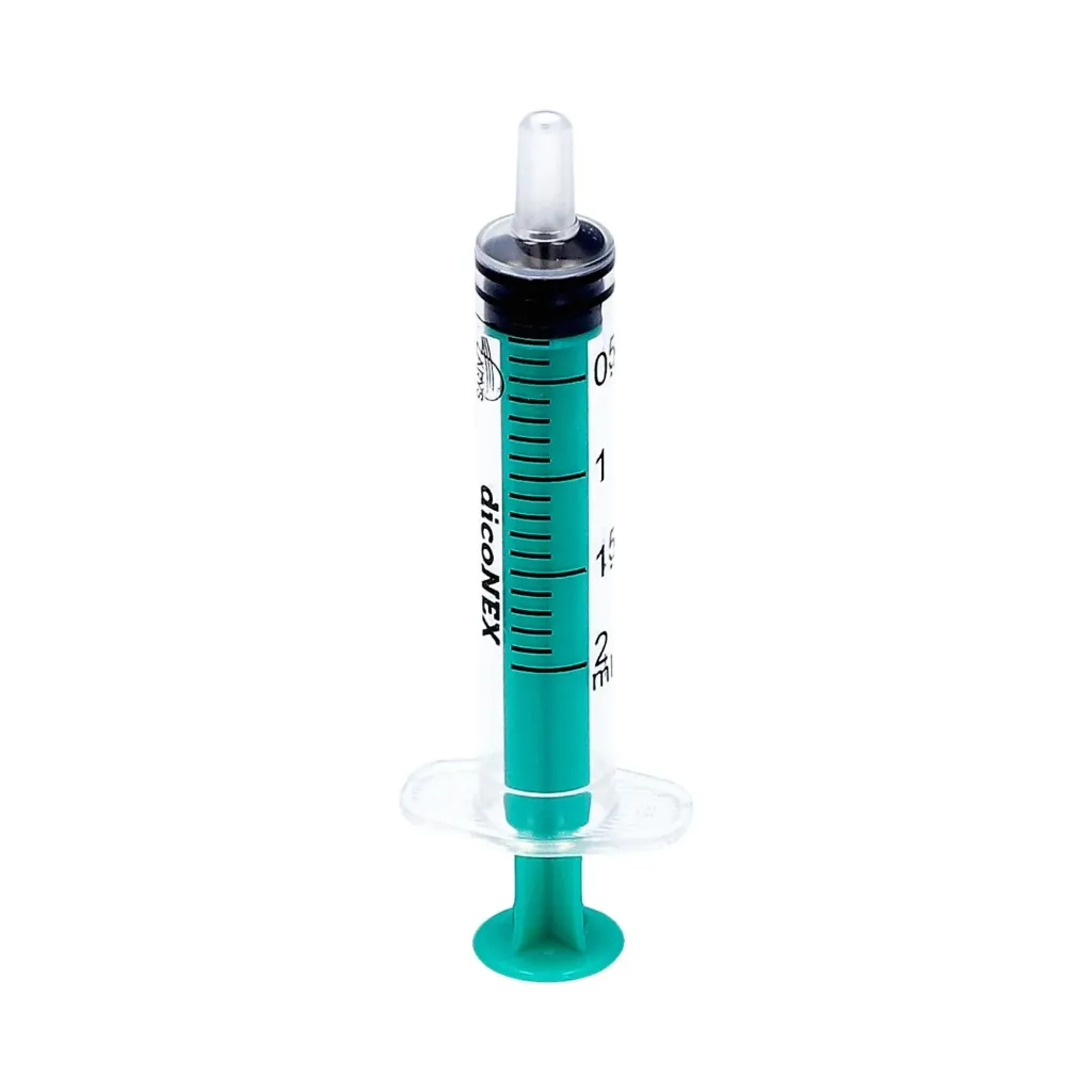 [002ML-3CZ-BL] Seringue à usage unique 3 pièces 2 ml luer (boîte de 100)