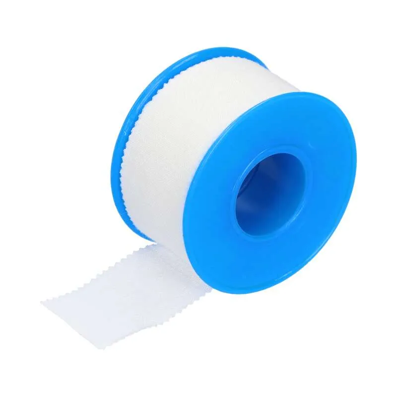 Ruban adhésif en tissu blanc 2,5 cm x 5 m (boîte de 12)