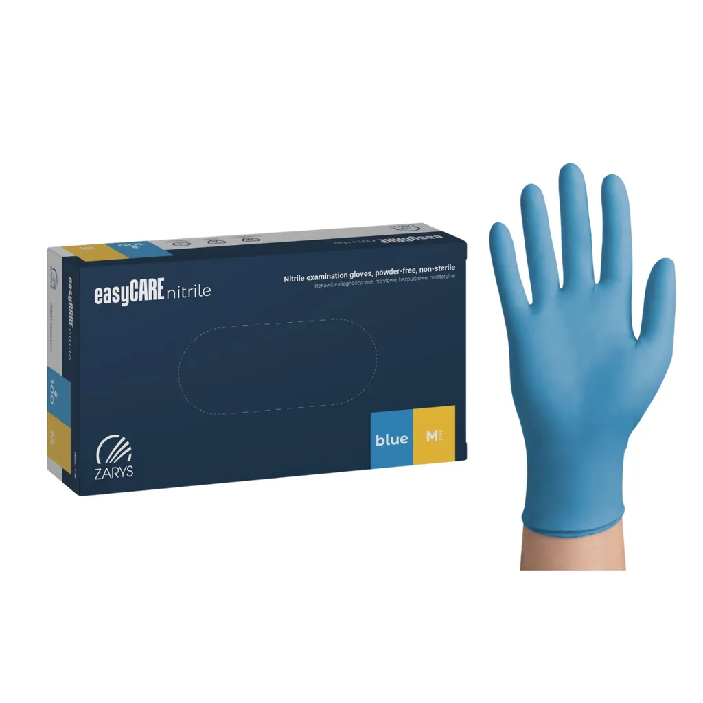 Gants nitrile taille M (boîte de 100)